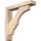 Ekena Millwork Balboa Block Smooth Bracket w/ Offset Brace, Douglas Fir, 3 1/2"W x 16"D x 16"H BKT0402X16X16BOA05SDF - alternate 1